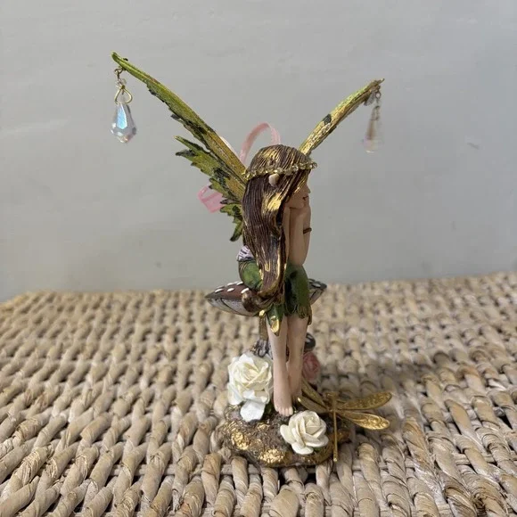 Ebros Amy Brown Thinking Of You Fairy Sitting On Wild Giant Mushroom Statue - Picture 3 of 7